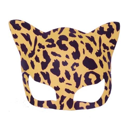 Orange Leopard  Cat Masks (12)